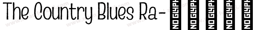 The Country Blues Ra字体转换